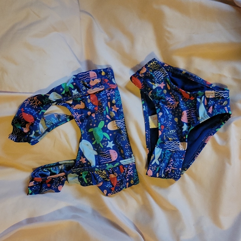 Girls swimsuit - under the sea